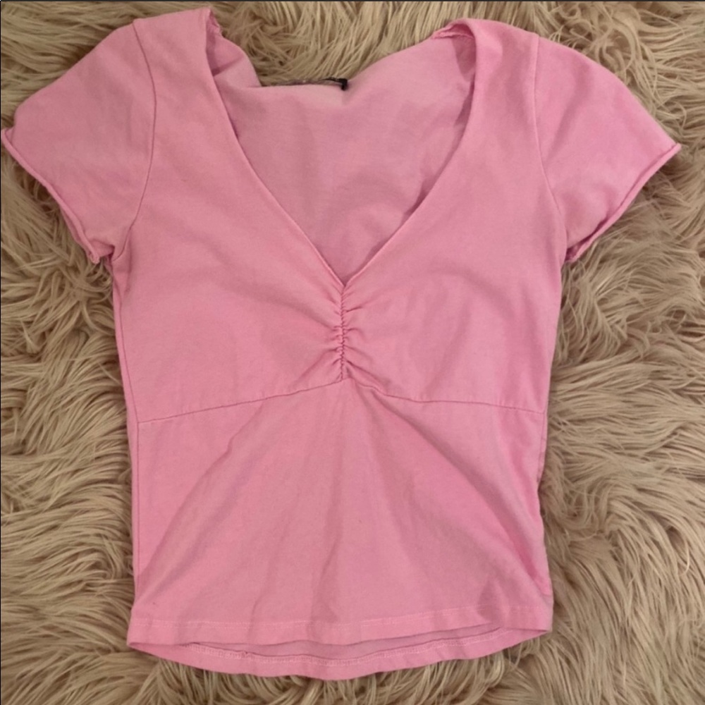 brandy melville pink gina top